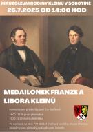 Medailonek Franze a Libora Kleinů