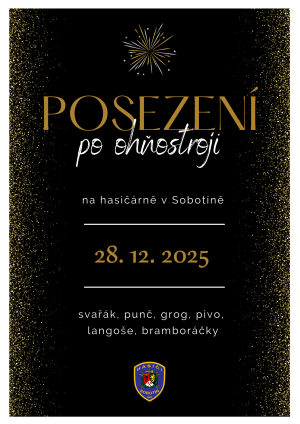 Posezení po ohňostroji