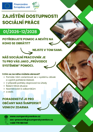 MAS Šumperský venkov - dostupnější pomoc v oblasti sociální péče