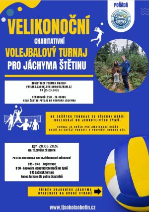 Velikonoční charitativní volejbalový turnaj